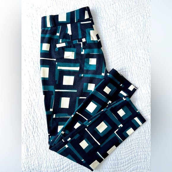 BANANA REPUBLIC SLOAN ankle cropped pants size 0 - Picture 2 of 8